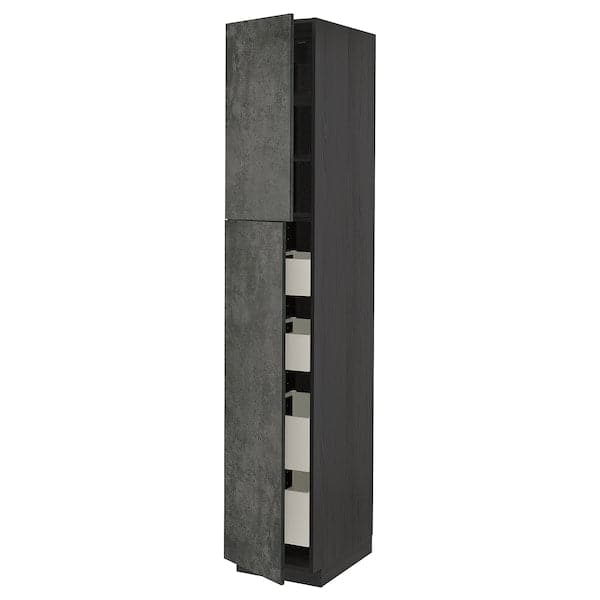 Ikea METOD / MAXIMERA - Mobile alto con 2 ante/4 cassetti , 40x60x220 cm