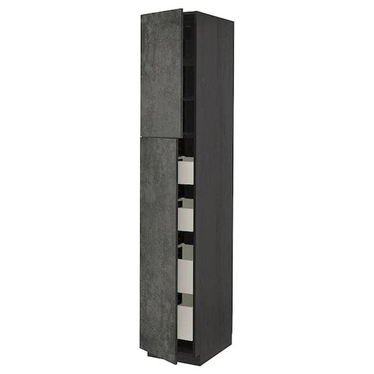 Ikea METOD / MAXIMERA - Mobile alto con 2 ante/4 cassetti , 40x60x220 cm