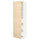 METOD / MAXIMERA - METOD / MAXIMERA High cabinet with drawers, white/Askersund light ash effect, 60x60x200 cm
