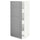 METOD / MAXIMERA high cabinet with drawers, white/Bodbyn grey, 60x60x140 cm