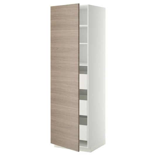 Ikea METOD / MAXIMERA - Mobile alto con cassetti , 60x60x200 cm