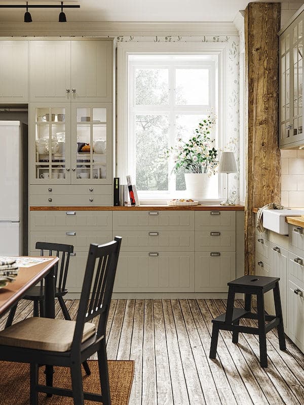 METOD / MAXIMERA - High cabinet with drawers, white/Stensund beige , 60x60x140 cm - best price from Maltashopper.com 59407875