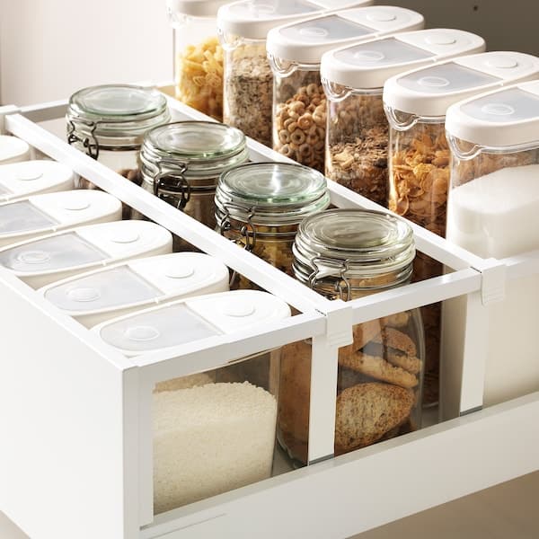 Ikea METOD / MAXIMERA - High cabinet with drawers, white/Veddinge white, 60x60x200 cm