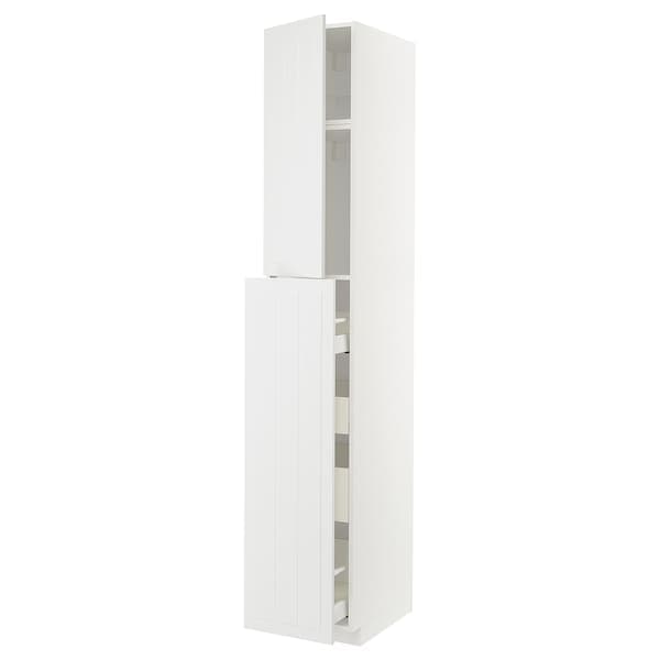 METOD / MAXIMERA - Hc w p-o func 1dr/4drw, white/Stensund white , 40x60x240 cm - best price from Maltashopper.com 19461765