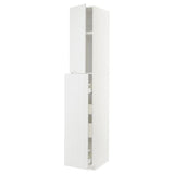 METOD / MAXIMERA hc w p-o func 1dr/4drw, white/Stensund white, 40x60x240 cm