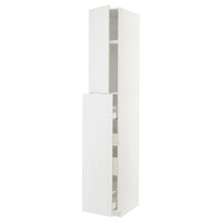 METOD / MAXIMERA hc w p-o func 1dr/4drw, white/Stensund white, 40x60x240 cm