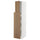 METOD / MAXIMERA - METOD / MAXIMERA Hc w p-o func 1dr/4drw, white/Tistorp brown walnut effect, 40x60x200 cm