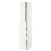 METOD / MAXIMERA hc w p-o func 1dr/4drw, white/Veddinge white, 40x60x240 cm