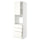 METOD / MAXIMERA - METOD / MAXIMERA High cab f oven w door/3 drawers, white/Vallstena white, 60x60x220 cm