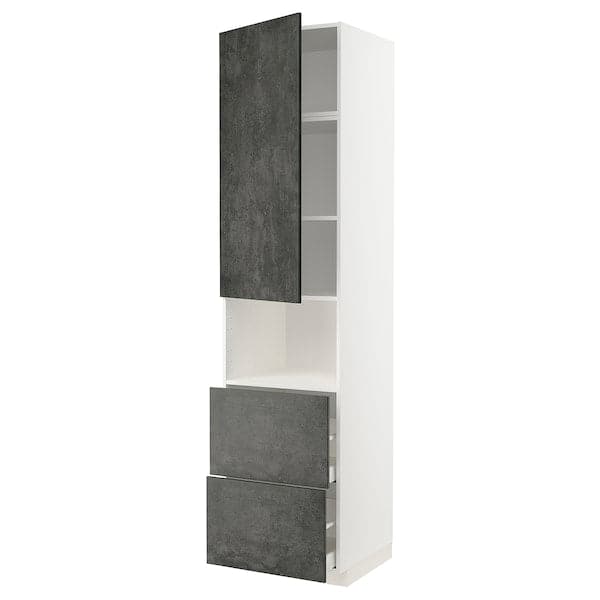 METOD / MAXIMERA - Mobile alto micro/anta/2cassetti , - best price from Maltashopper.com 09467635