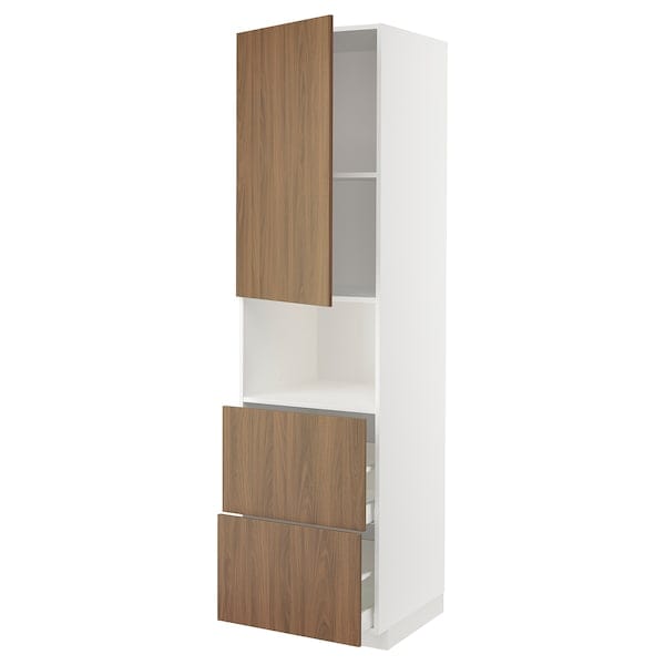 Ikea METOD / MAXIMERA - Hi cab f micro w door/2 drawers