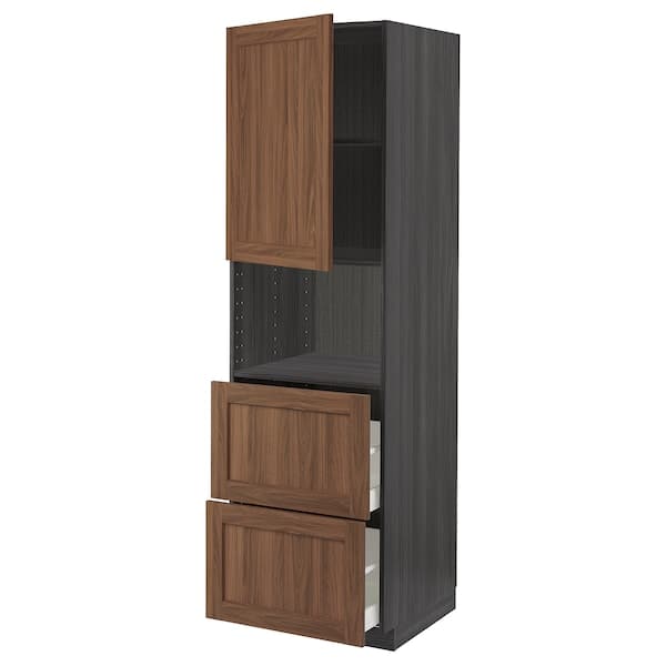 METOD / MAXIMERA - METOD / MAXIMERA Hi cab f micro w door/2 drawers