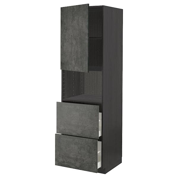 Ikea METOD / MAXIMERA - Mobile alto micro/anta/2cassetti , 60x60x200 cm