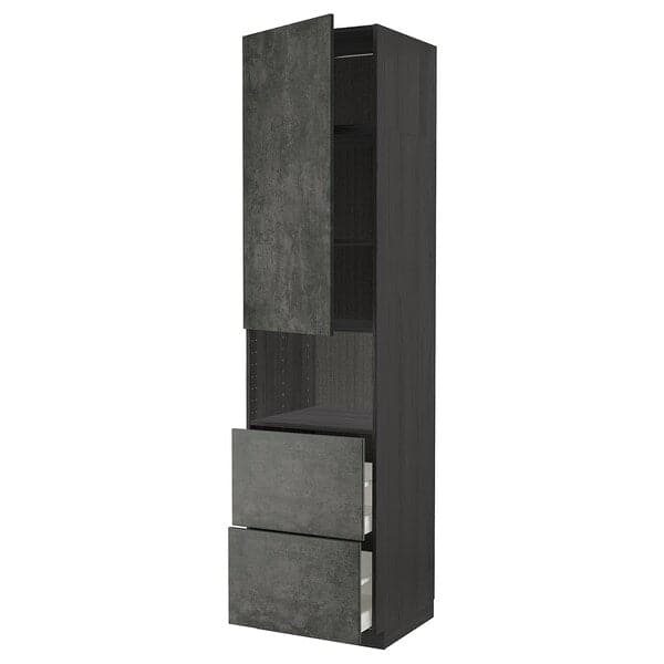 Ikea METOD / MAXIMERA - Mobile alto micro/anta/2cassetti , 60x60x240 cm
