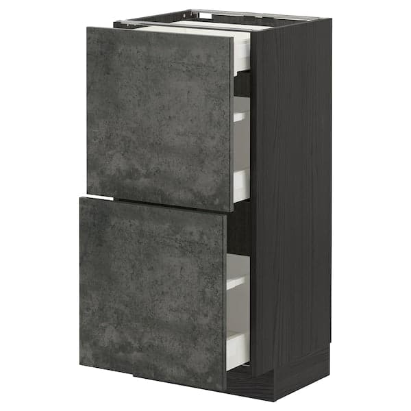 Ikea METOD / MAXIMERA - Mobile base/2 frontali/3 cassetti , 40x37 cm
