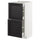 METOD / MAXIMERA base cab with 2 fronts/3 drawers, Width: 40.0 cmDepth: 39.5 cmHeight: 88.0 cmFrame depth: 37.0 cmFrame height: 80.0 cm