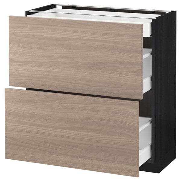 METOD / MAXIMERA - Mobile base/2frontali/3cassetti , 80x37 cm - best price from Maltashopper.com 19113511