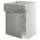 METOD / MAXIMERA - Base cab w wire basket/drawer/door, white/Bodbyn grey , 60x60 cm