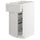METOD / MAXIMERA base cab w wire basket/drawer/door, white/Lerhyttan light grey, 40x60 cm