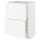 METOD / MAXIMERA base cabinet with 2 drawers, white Enköping/white wood effect, 60x37 cm