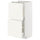 METOD / MAXIMERA - METOD / MAXIMERA Base cabinet with 2 drawers, white/Vallstena white, 40x37 cm