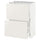 METOD / MAXIMERA base cabinet with 2 drawers, white/Veddinge white, 60x37 cm