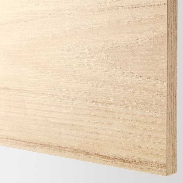 METOD / MAXIMERA - Base cabinet with 3 drawers, white/Askersund light ash effect