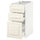 METOD / MAXIMERA base cabinet with 3 drawers, white/Bodbyn off-white, 40x60 cm