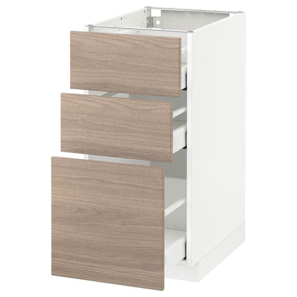 Ikea METOD / MAXIMERA - Mobile base con 3 cassetti , 40x60 cm