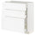 METOD / MAXIMERA base cabinet with 3 drawers, white Enköping/white wood effect, 80x37 cm