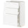 METOD / MAXIMERA base cabinet with 3 drawers, white Enköping/white wood effect, 60x37 cm