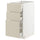 METOD / MAXIMERA - METOD / MAXIMERA Base cabinet with 3 drawers, white/Havstorp beige, 40x60 cm
