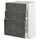 METOD / MAXIMERA base cabinet with 3 drawers