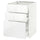 METOD / MAXIMERA base cabinet with 3 drawers, white/Ringhult white, 60x60 cm