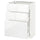 METOD / MAXIMERA base cabinet with 3 drawers, white/Ringhult white, 60x37 cm