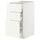 METOD / MAXIMERA - METOD / MAXIMERA Base cabinet with 3 drawers, white/Vallstena white, 40x60 cm