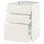 METOD / MAXIMERA base cabinet with 3 drawers, white/Veddinge white, 60x60 cm
