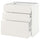 METOD / MAXIMERA base cabinet with 3 drawers, white/Veddinge white, 80x60 cm