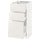 METOD / MAXIMERA base cabinet with 3 drawers, white/Veddinge white, 40x37 cm