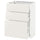 METOD / MAXIMERA base cabinet with 3 drawers, white/Veddinge white, 60x37 cm