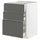 METOD / MAXIMERA base cabinet with 3 drawers