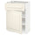 METOD / MAXIMERA base cabinet with drawer/door, white/Bodbyn off-white, 60x37 cm