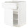 METOD / MAXIMERA base cabinet with drawer/door, white Enköping/white wood effect, 60x60 cm