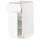 METOD / MAXIMERA base cabinet with drawer/door, white Enköping/white wood effect, 40x60 cm