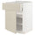 METOD / MAXIMERA - METOD / MAXIMERA Base cabinet with drawer/door, white/Havstorp beige, 60x60 cm