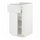 METOD / MAXIMERA base cabinet with drawer/door, white/Stensund white, 40x60 cm