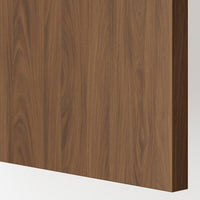 METOD / MAXIMERA - Base cabinet with drawer/door, white/Tistorp brown walnut effect, 40x60 cm - best price from Maltashopper.com 79519160