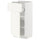 METOD / MAXIMERA - METOD / MAXIMERA Base cabinet with drawer/door, white/Vallstena white, 40x37 cm