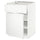 METOD / MAXIMERA base cabinet with drawer/door, white/Voxtorp matt white, 60x60 cm
