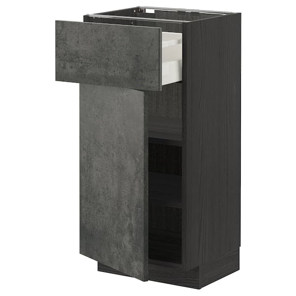 METOD / MAXIMERA - Mobile base con cassetto/anta , 40x37 cm - best price from Maltashopper.com 69464808